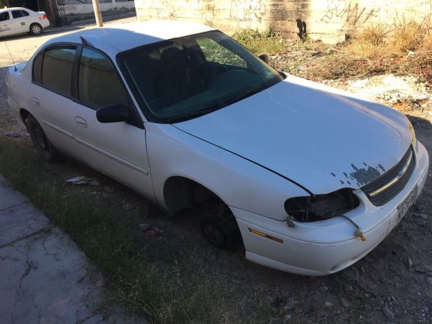 Vehiculo recuperado chevrolet malibu